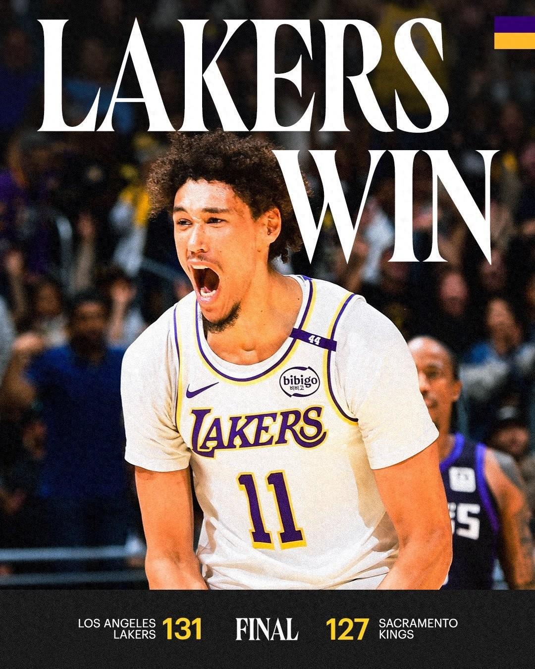 40歲還能砍三雙！詹皇轟32+14+10打服國(guó)王，湖人3連勝獨(dú)享西部第1
