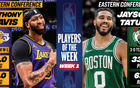 NBA周最佳：西部濃眉，東部塔圖姆！