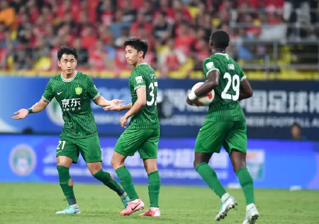 中超國安2-2成都，曹林破門，落后追平。